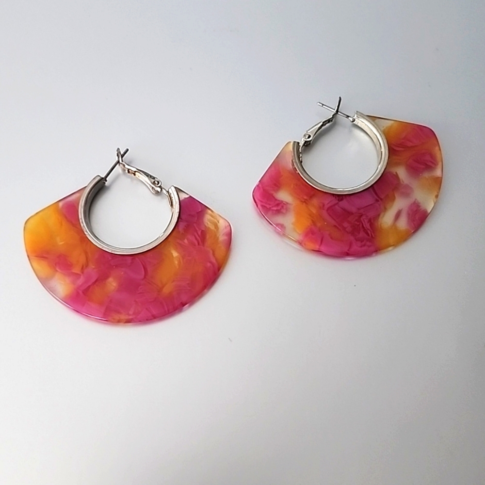 GEOMETRIC ACRYLIC EARRINGS Fun And Whimsy